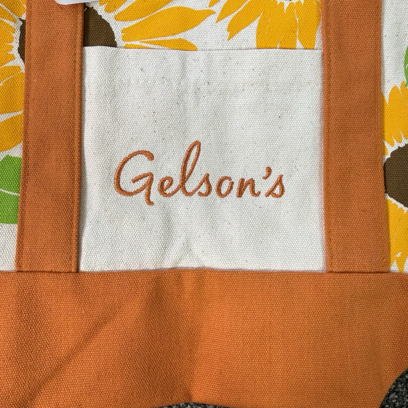 Gelson’s Earthwise Mini Canvas Tote Bag Sunflower 2025 Limited Edition So Cal