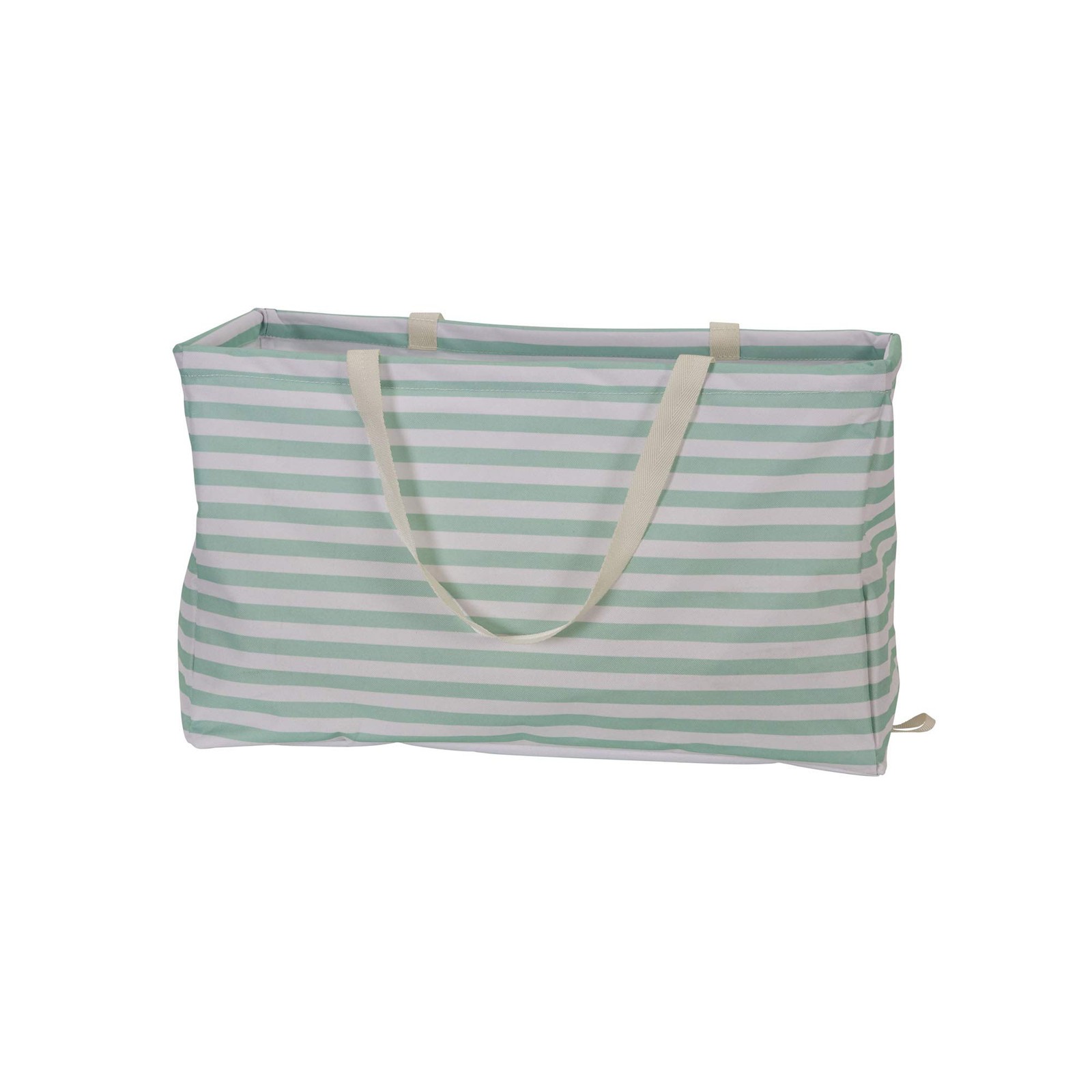 Teal Striped Krush Container AllPurpose Utility Tote