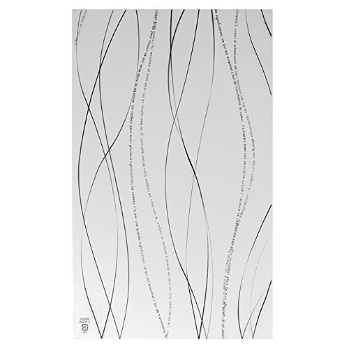 HEADS WV-O1 Wave CPP Bags Made in Japan Clear and Black 50 count W190 x