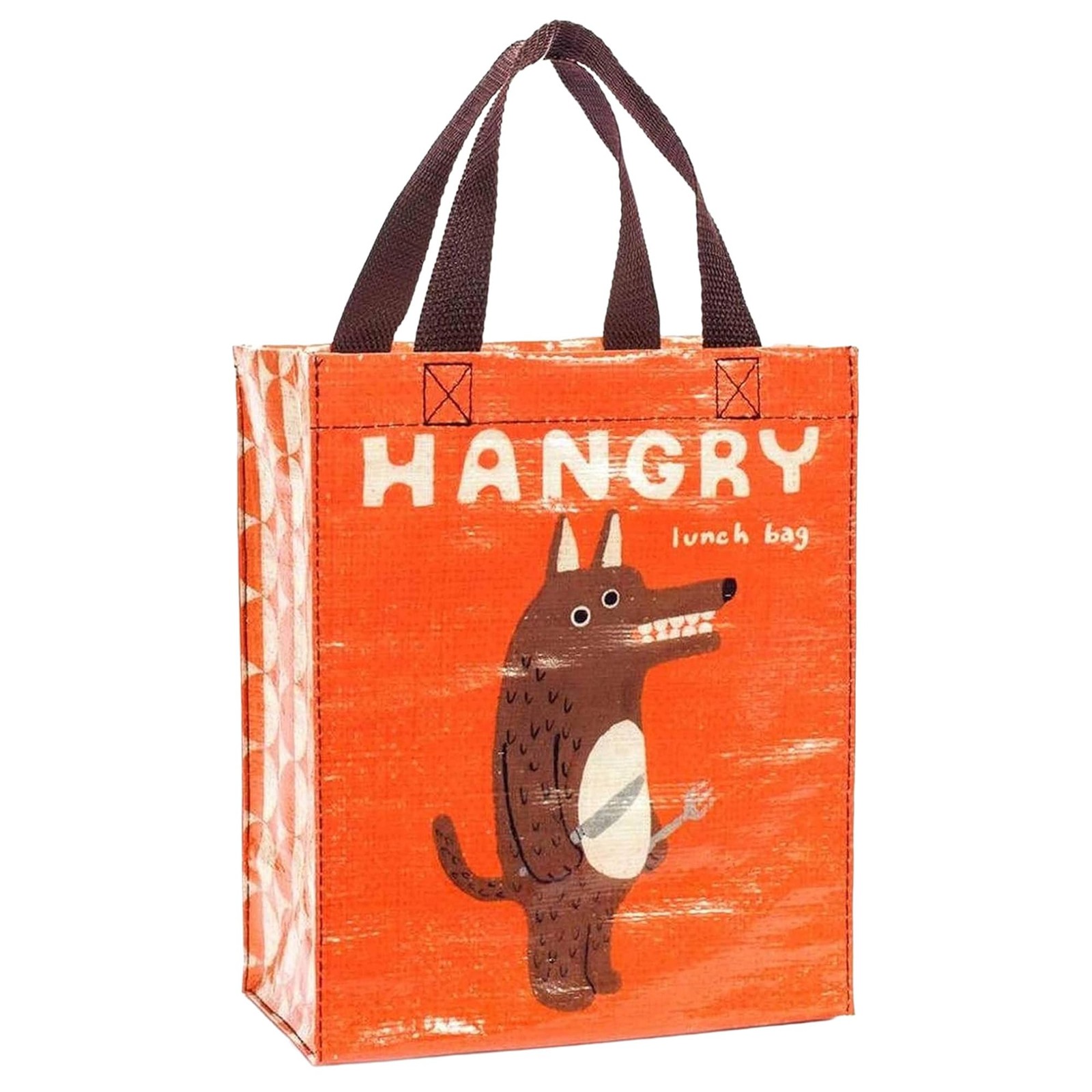Handy Tote Hangry Reusable Lunch Sack Little Gift Bag Sturdy 10×8.5×4.5 Inch