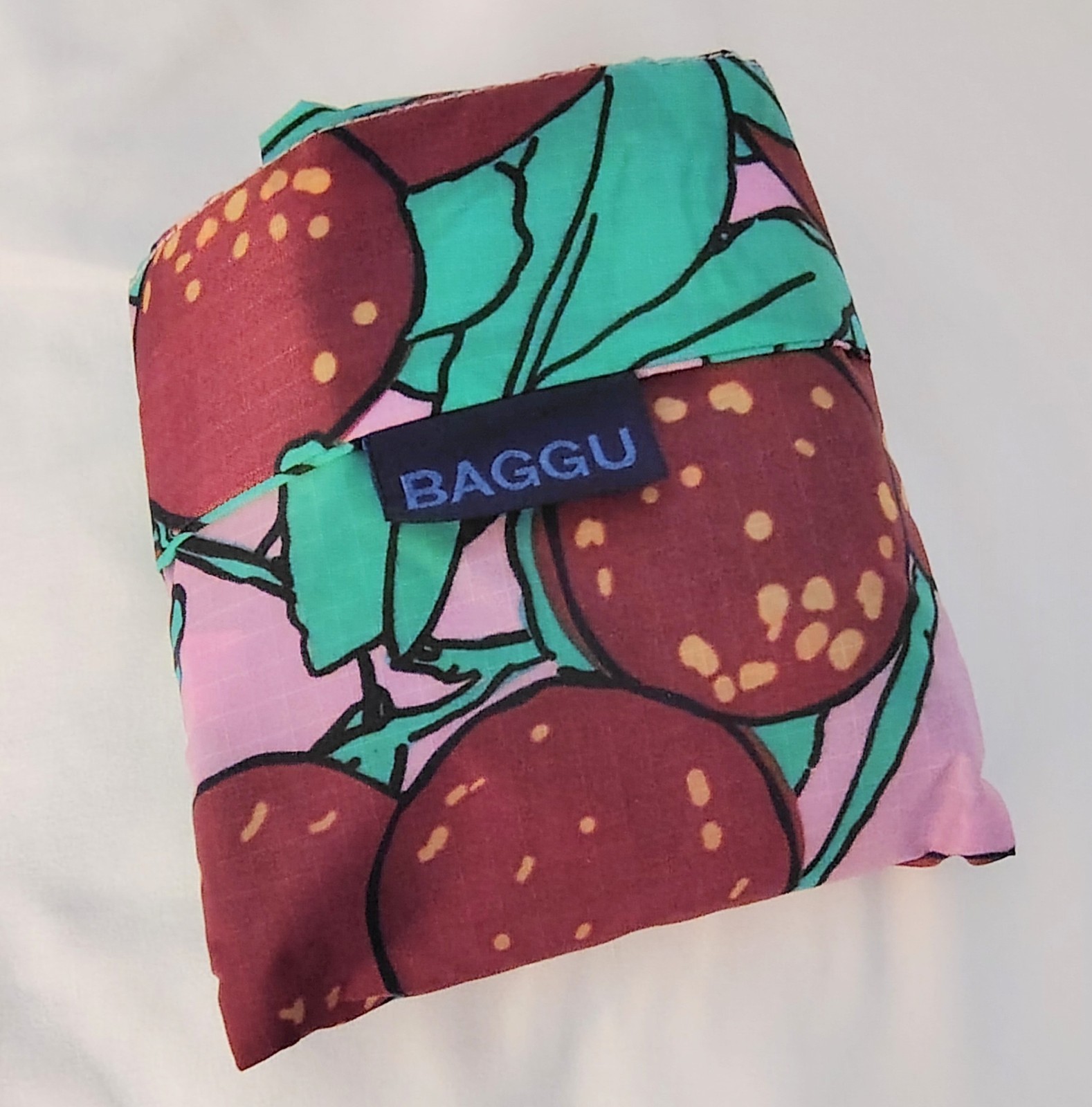 Baggu Bags Reusable 3 Pk Lmtd Edition Backyard Fruit Strawberry Orange Plum Rare