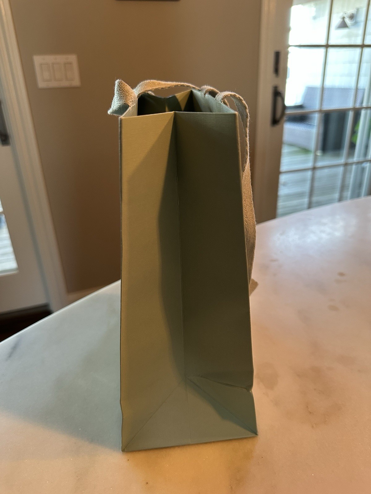 Kith Light Blue Teal Empty Shopping Bag Brand New Never Used From Paris France