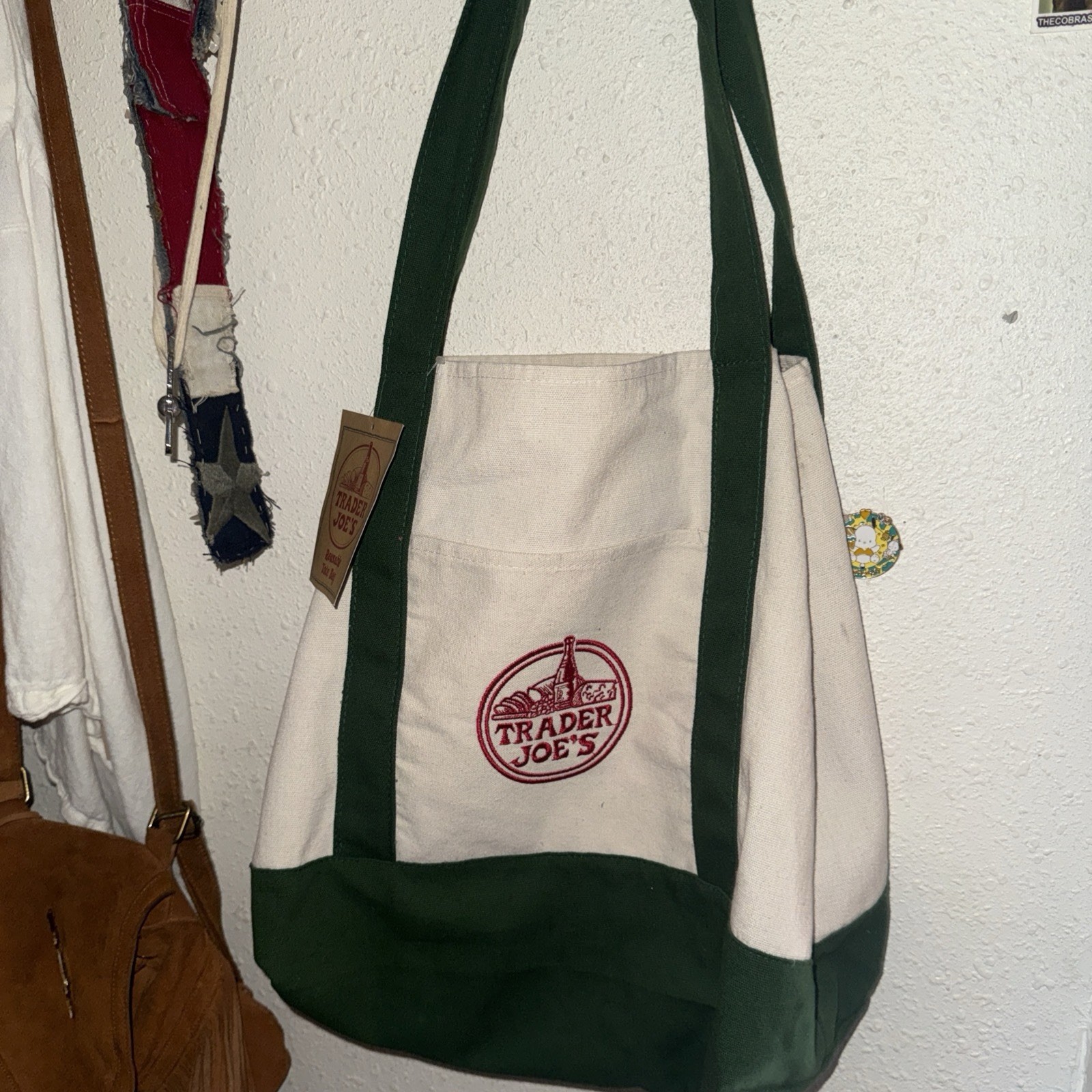 Trader Joe’s NWT Regular Size Bag Green- Blue And Other Colors Available