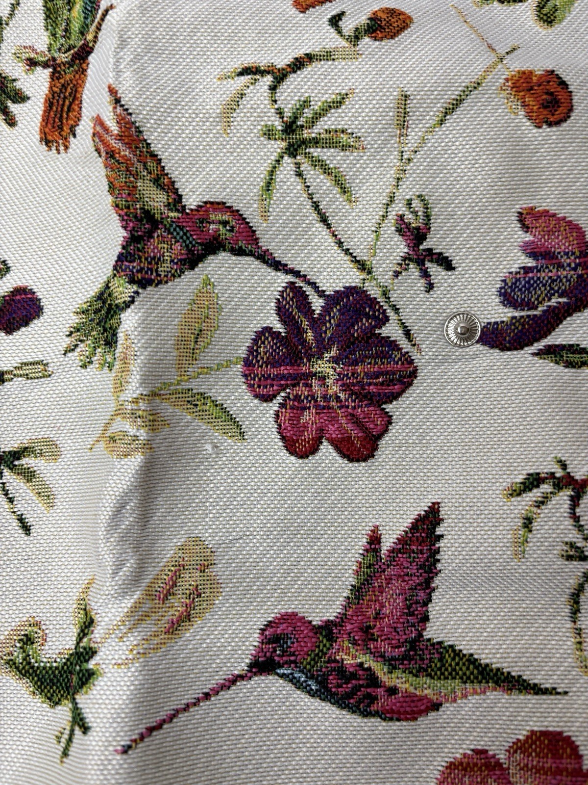 Signare Tapestry Folding Reusable Shopping Bag in Humming Birds
