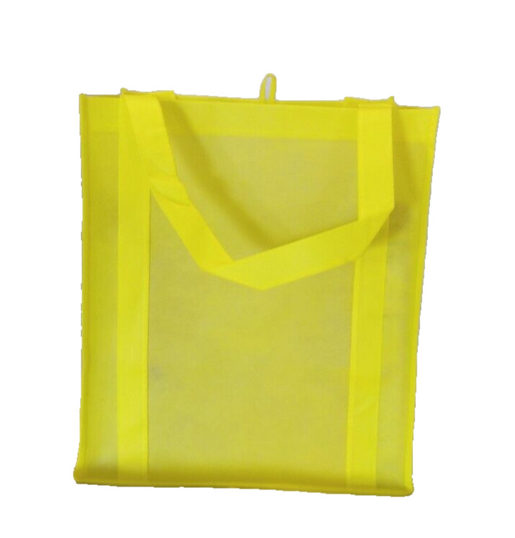 Large Size Reusable GROCERY BAG – BRIGHT YELLOW – Recyclable Shopping Tote – NEW