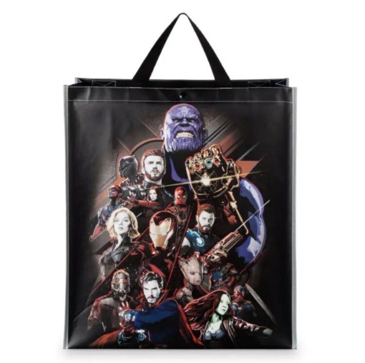 Disney Store Marvel Avengers Infinity War Reusable Shopping bag Rucksack recycle