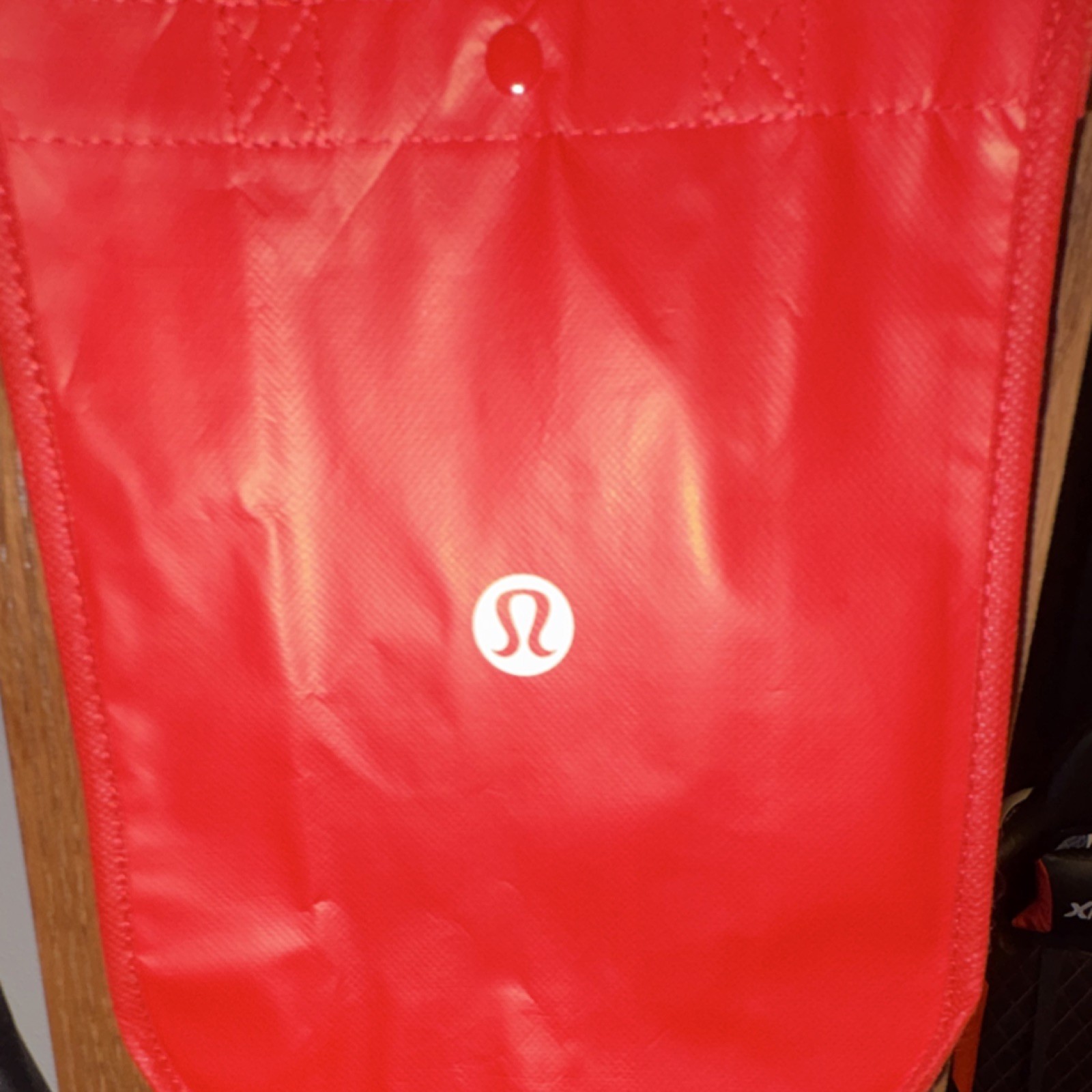 Lululemon Reusable Shopping Tote Bag – Red Solid/Plain Reusable Shopping Bag