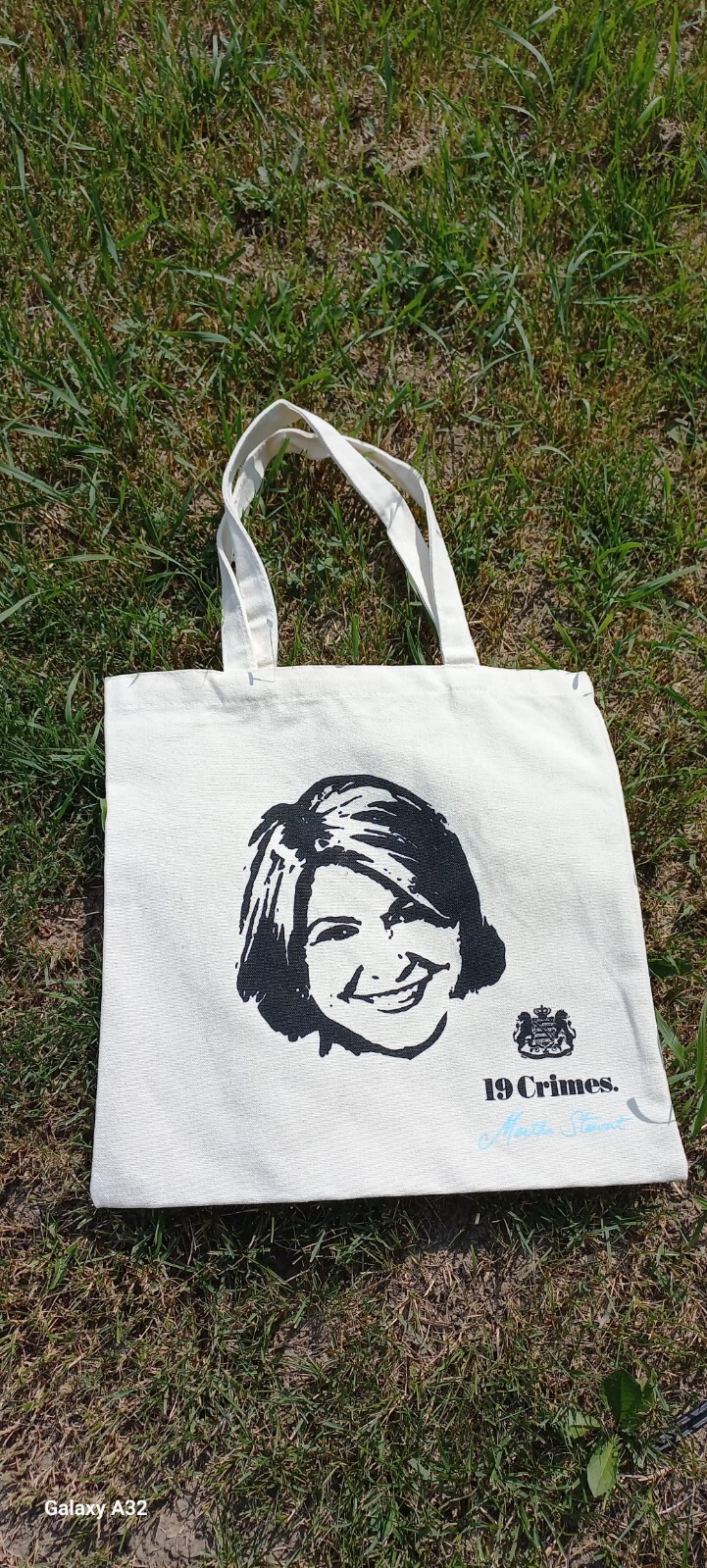 19 Crimes Martha Stewart Snoop Dogg Limited Edition Canvas Tote Bag, Clean