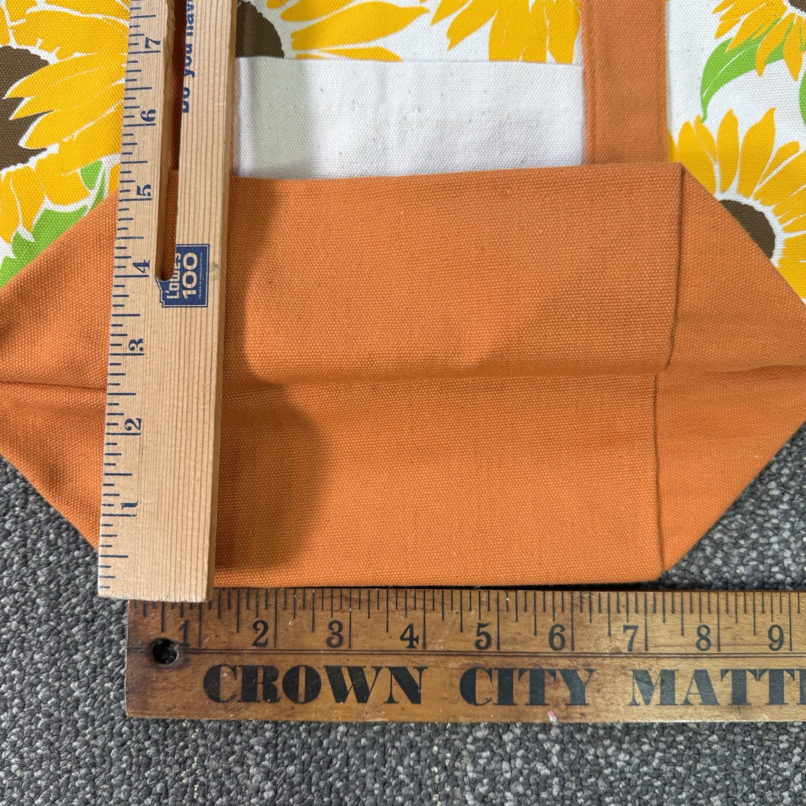 Gelson’s Earthwise Mini Canvas Tote Bag Sunflower 2025 Limited Edition So Cal