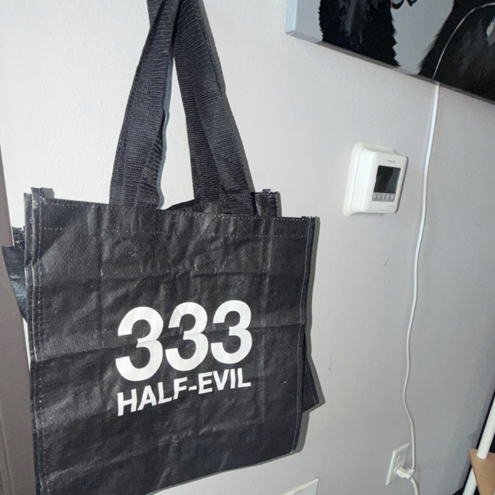 Half-Evil Black Small Shopping bag, COMES WITH SEALED DISPOSABLE CAMERA :)