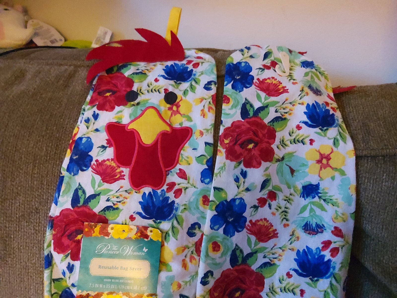 Pioneer Woman reusable bag Saver CHICKEN 2021