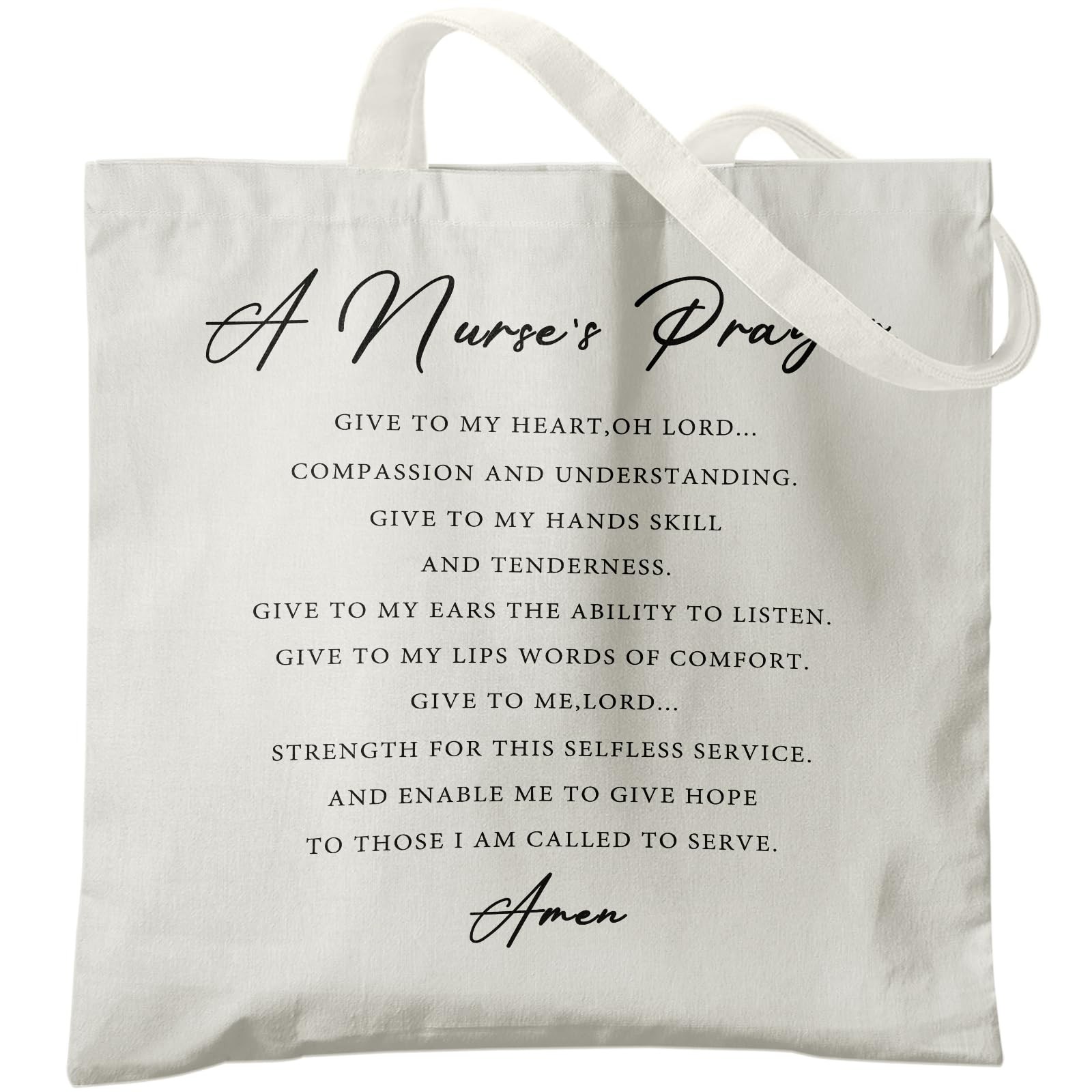 Nurse Tote Bag – Nurse Appreciation Gifts for , Reusable Canvas Grocery Bags