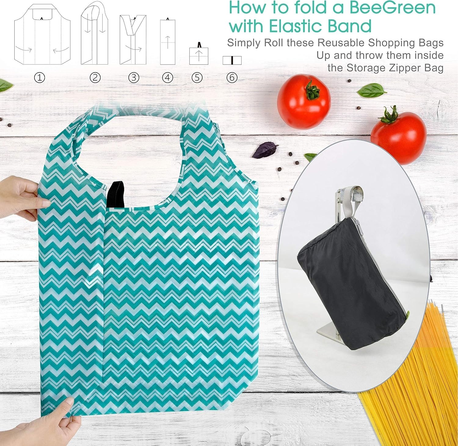Reusable Grocery Bags Lightweight Durable Shopping Bags Washable Foldable 12 …