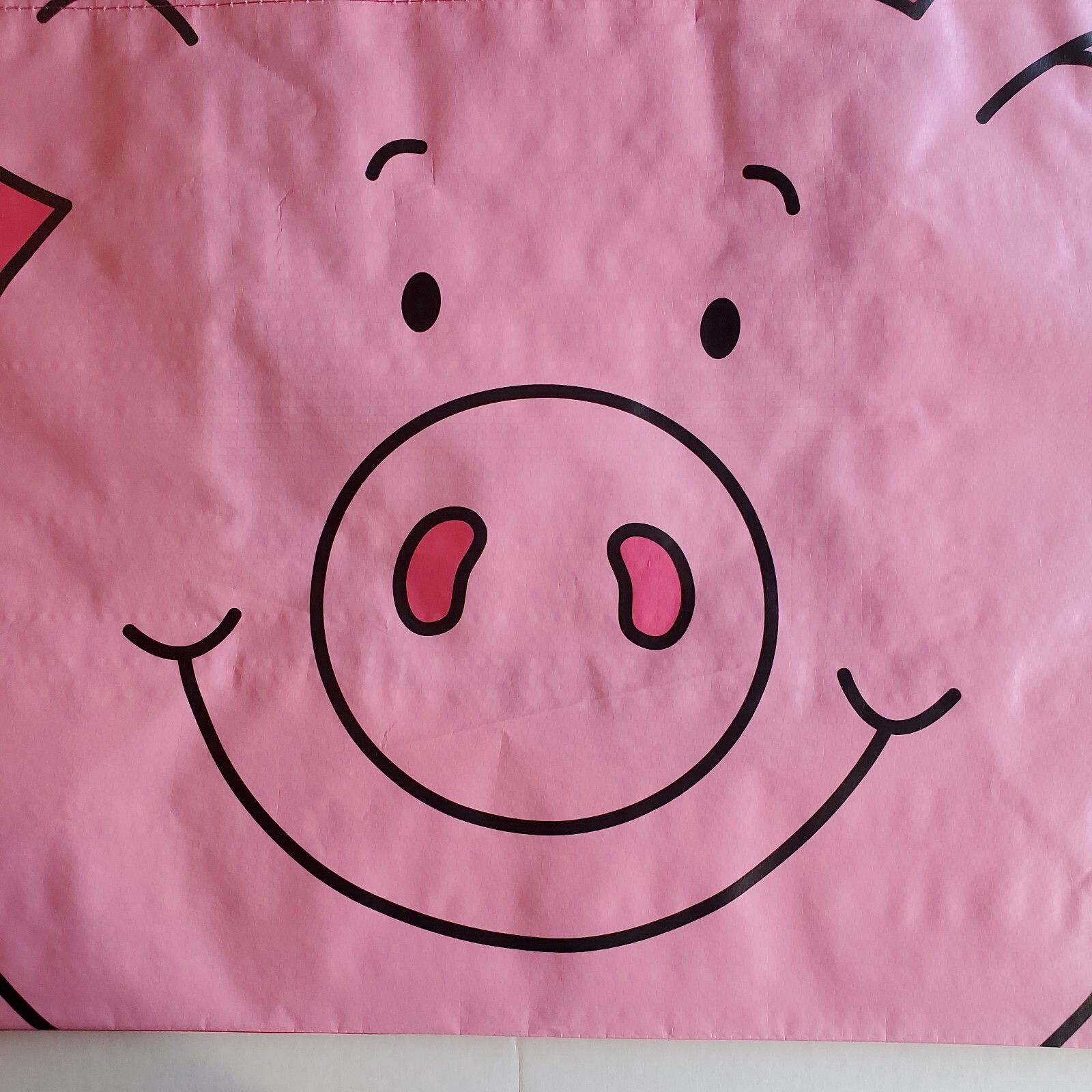 Marks Spencer Percy Pig Tote Bag Pink Piglet Smile London M&S Food UK New