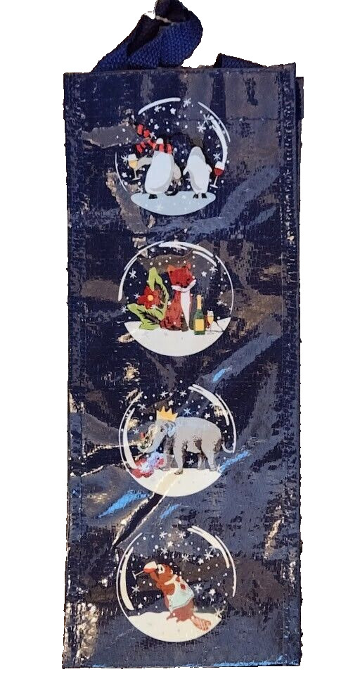 Vera Bradley SNOW GLOBES 4 Piece Various Sizes Holiday Christmas Gift Totes NWT