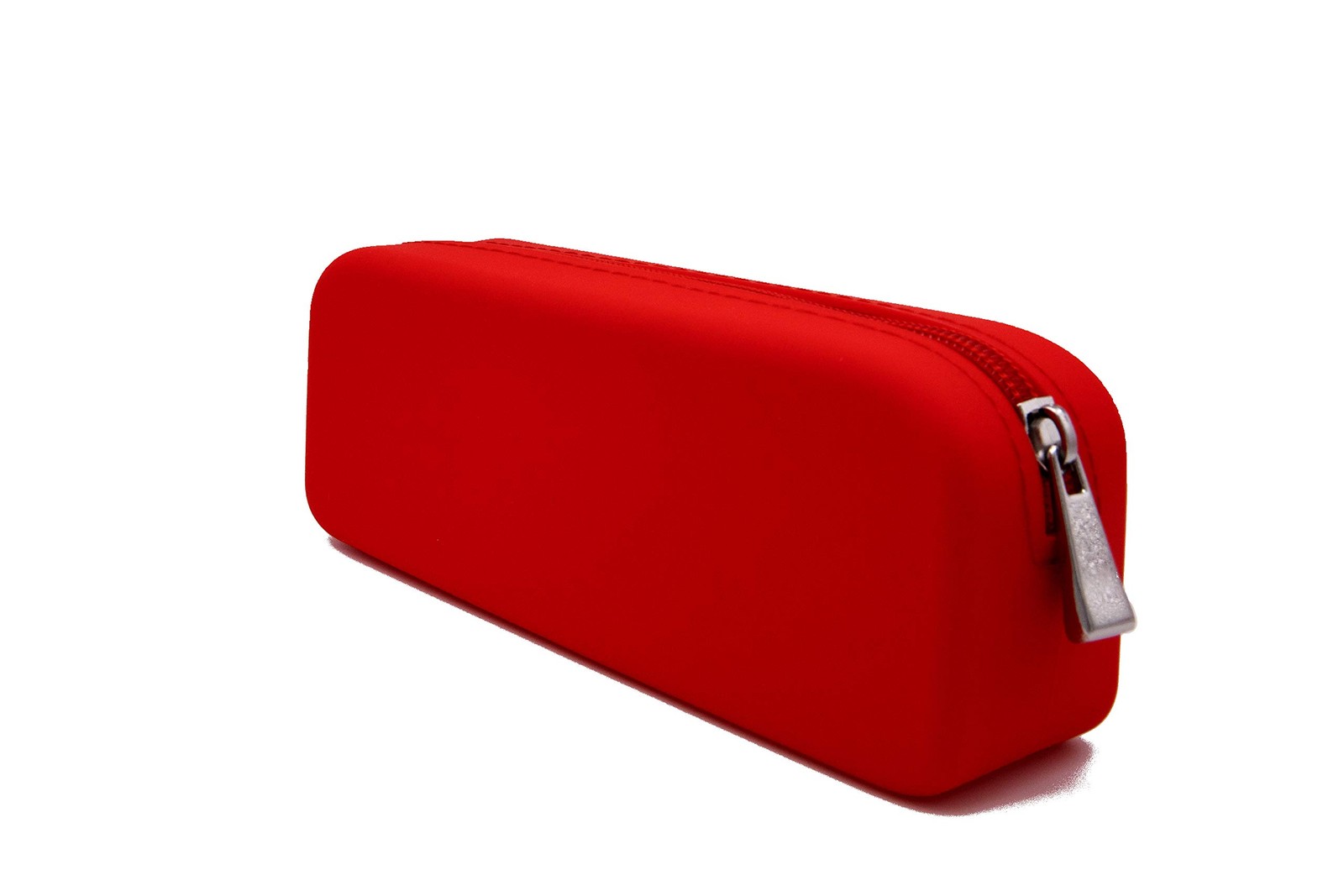 Gorgcase Silicone Pen Pencil Bag case with Zipper, 31.1 cubic inches, Red