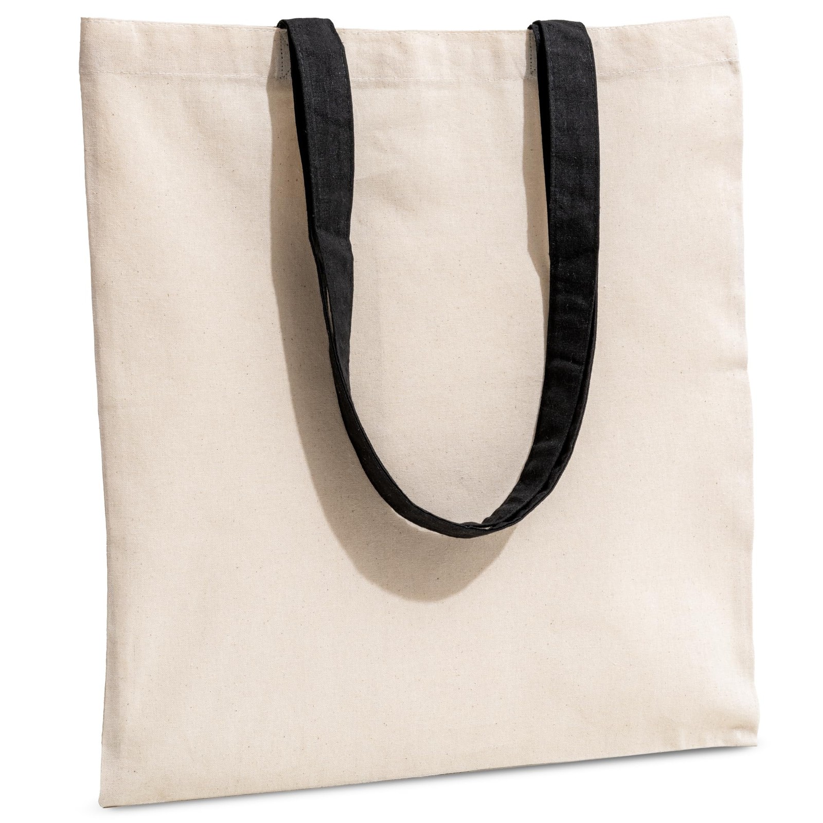 (Not Made In China) Canvas Tote Bags 24-Pack, 15″x16″, Bulk Organic Cotton Re…
