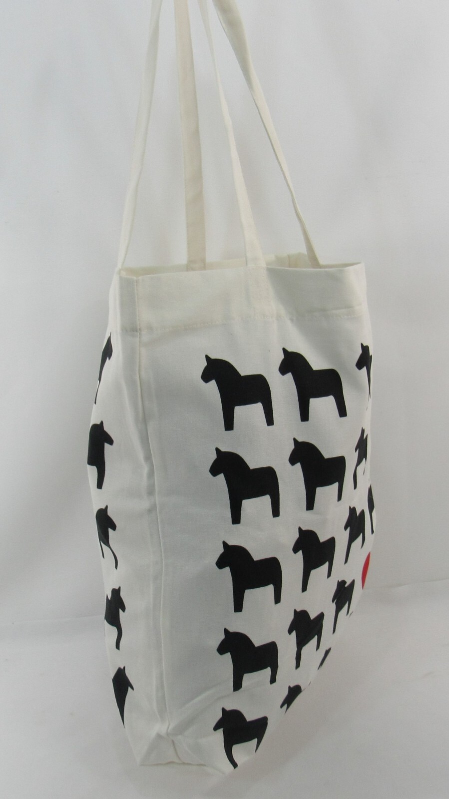 IKEA Hasthage Horse Heart Bag Reusable Cotton Grocery Laundry 505.256.37 Bag