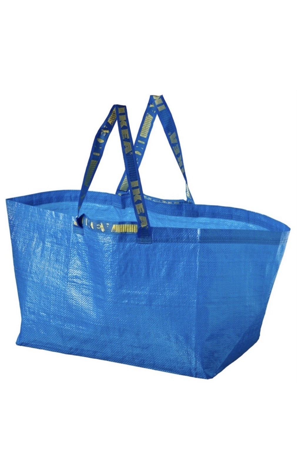 Pack Of 3 IKEA FRAKTA Blue Large Bag 19 Gallons Storage Landry Moving Brand New