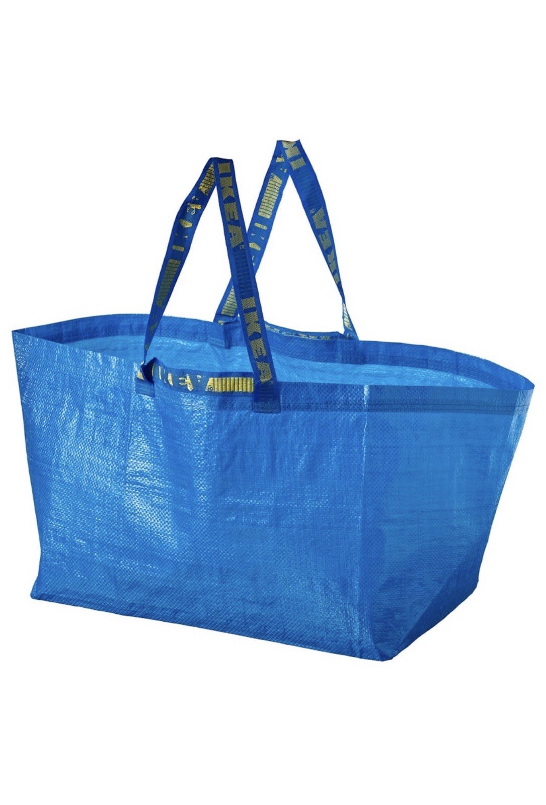 Pack Of 3 IKEA FRAKTA Blue Large Bag 19 Gallons Storage Landry Moving Brand New