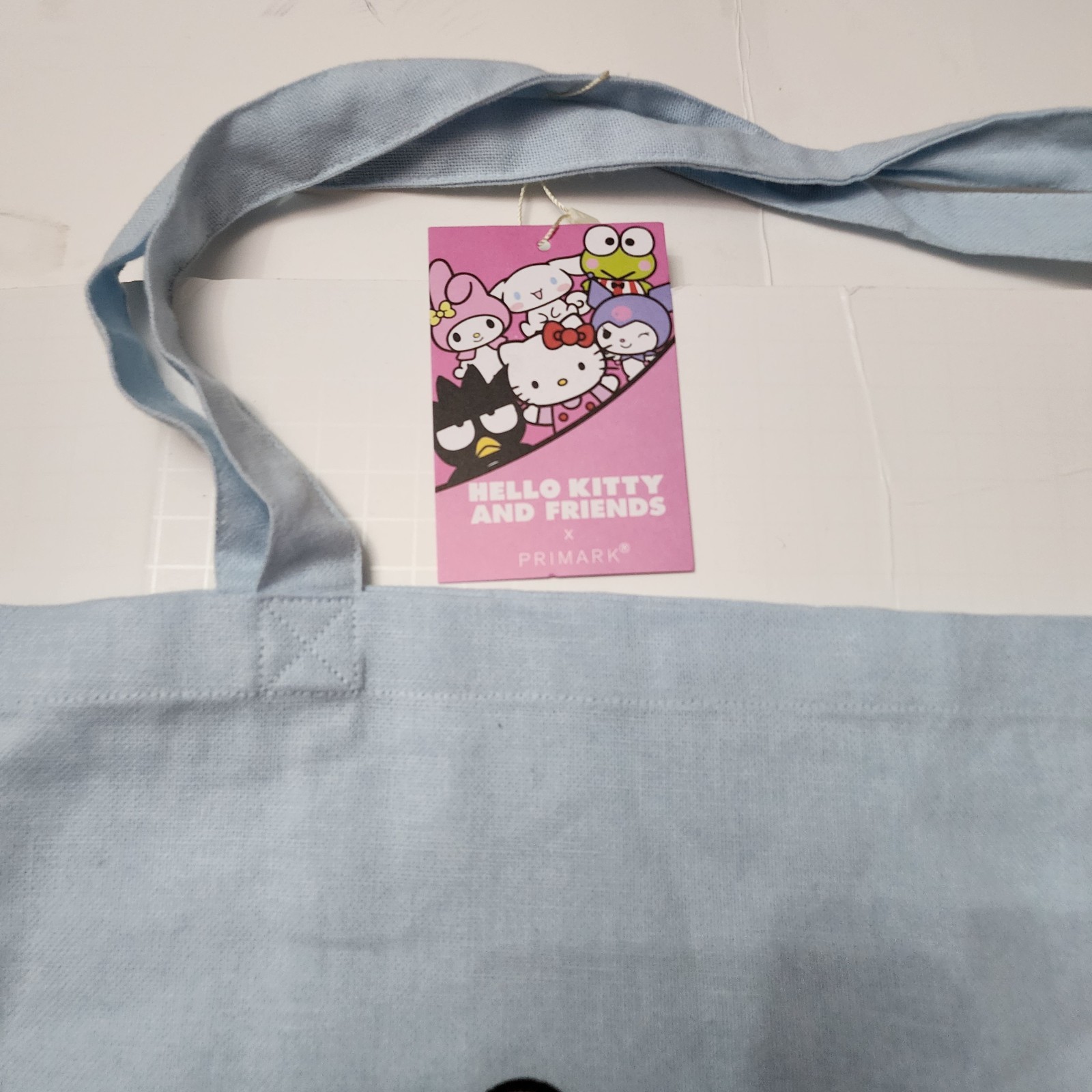 Primark Sanrio Hello Kitty Tote Bag Blue Cinnamoroll Kuromi My Melody Cloth New