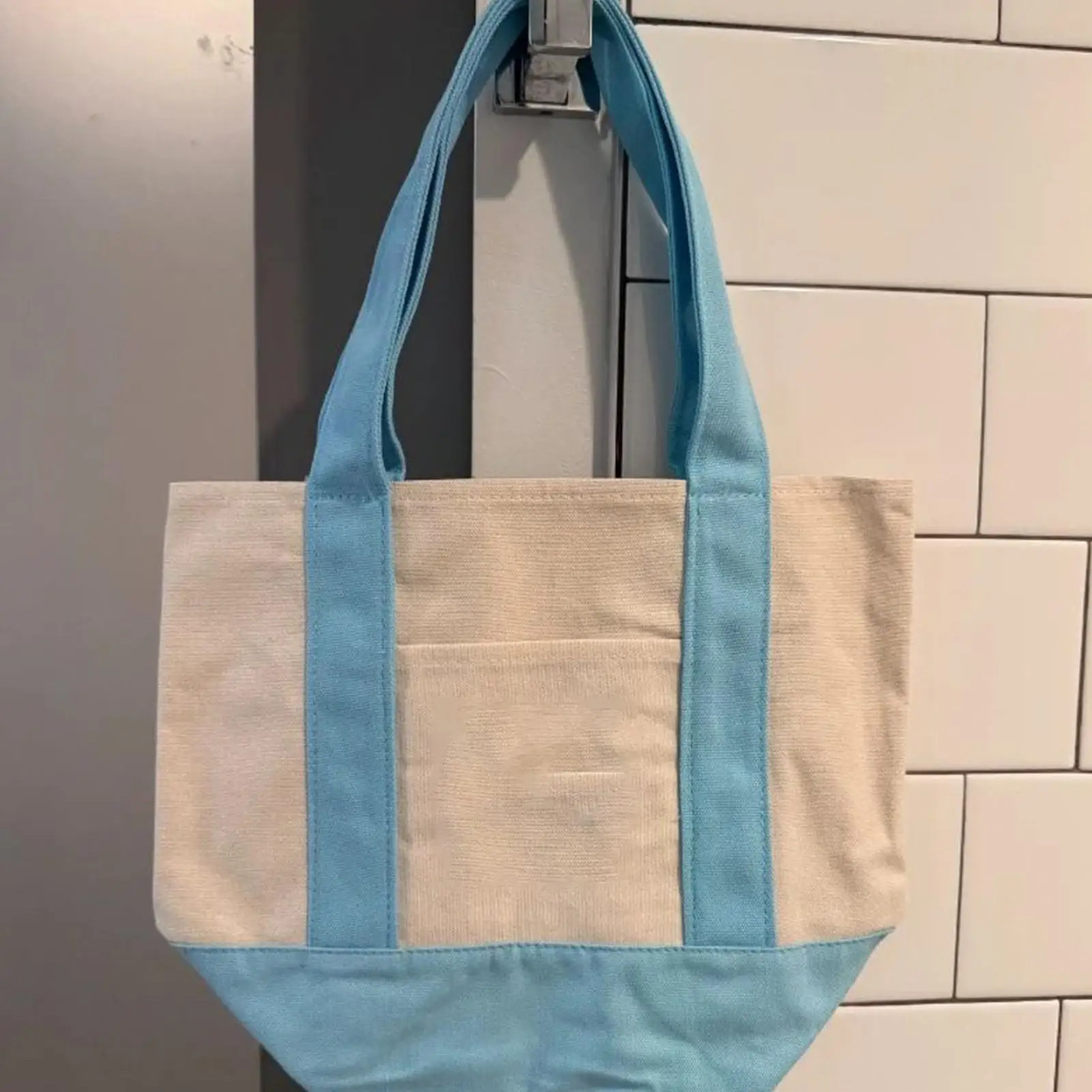 Canvas Tote Bag Large Canvas Tote Bag Reusable Grocery Carrier Fashionable Shopp