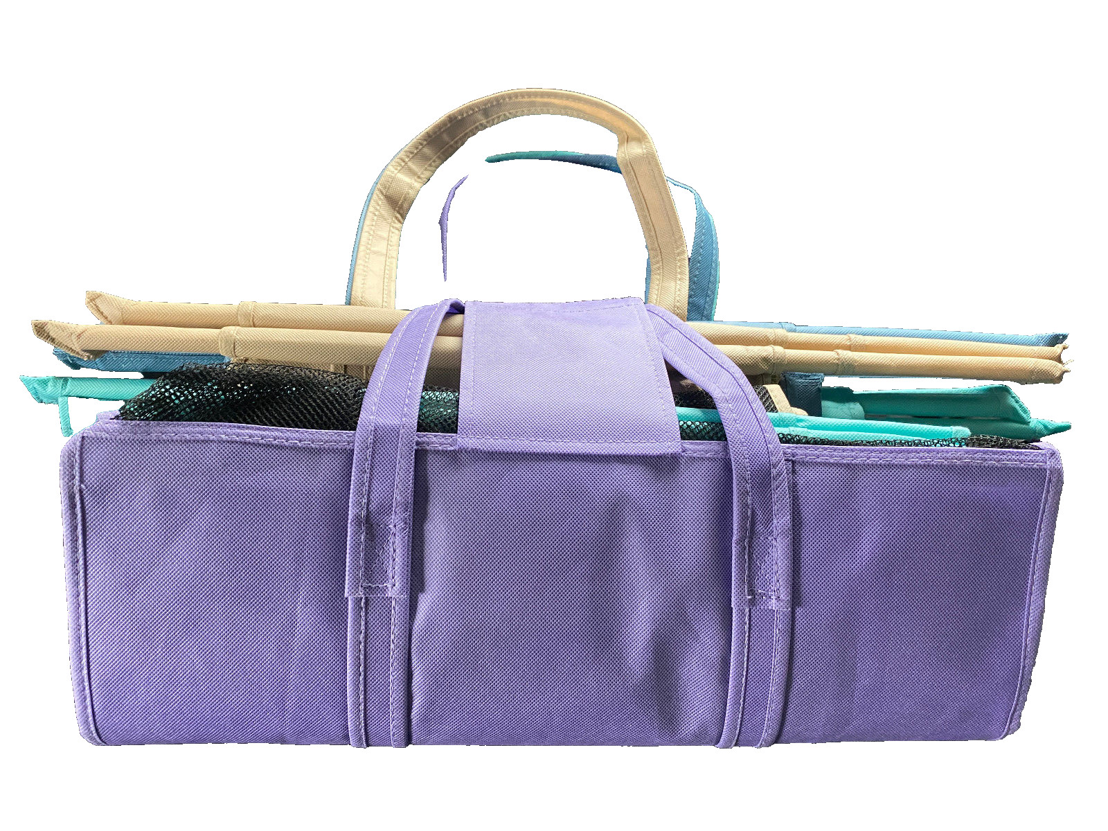 Lotus Trolley Grocery Bags 4 Bag Set Reusuable Washable 1 Cooler Bag