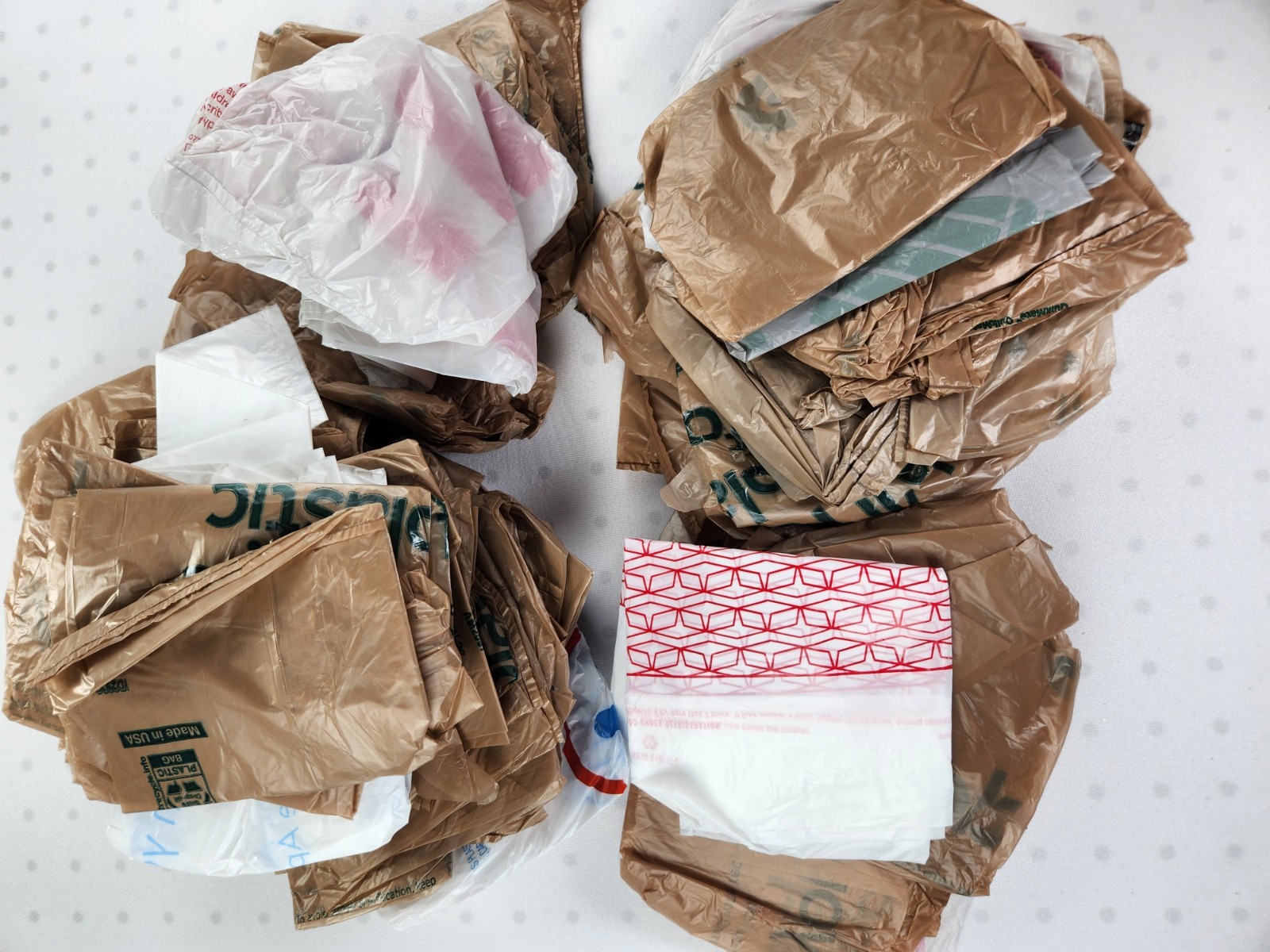 Plastic Grocery Shopping Bags Used No rips or tears 50x