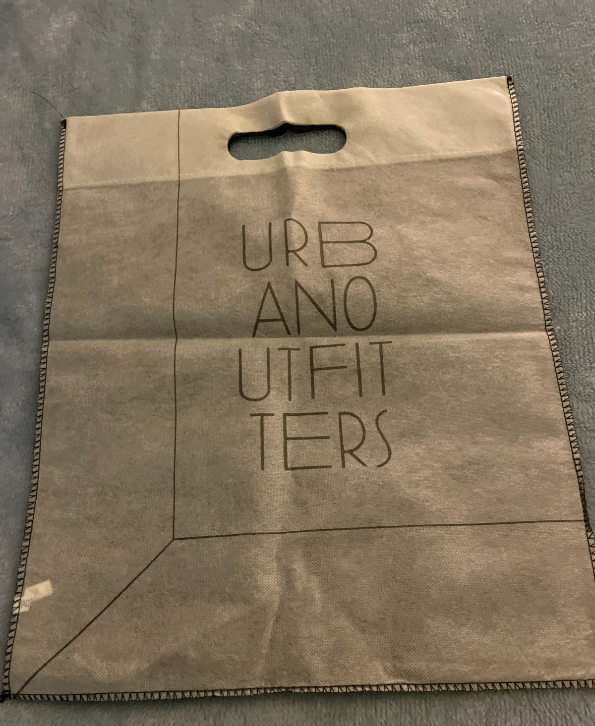 Lot of 6 Urban Outfitters Reusable Cloth Shopping Bags 15 x 18