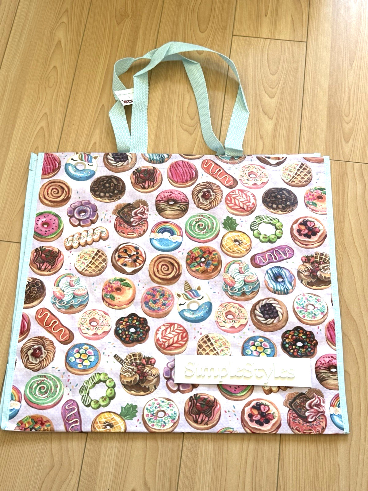 Donuts Cookies Dessert Baked Goods Durable Reusable Grocery Shopping Bag NEW
