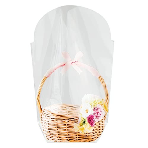 HEADS PPF-OSB2 Japanese-Made Gift Wrapping Bags Natural 50 count Photo Print OPP