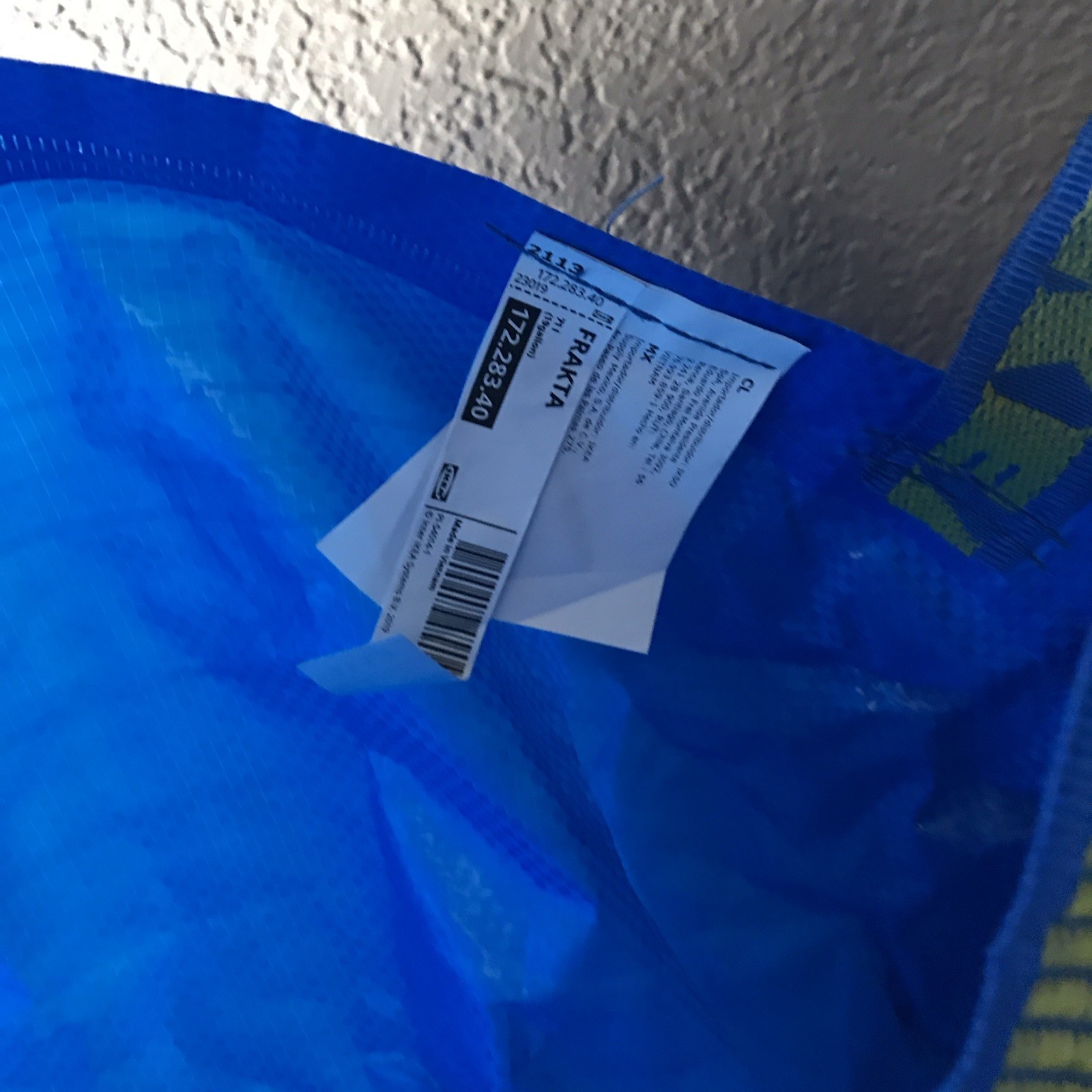 IKEA FRAKTA Large 19-Gallon Blue Bags