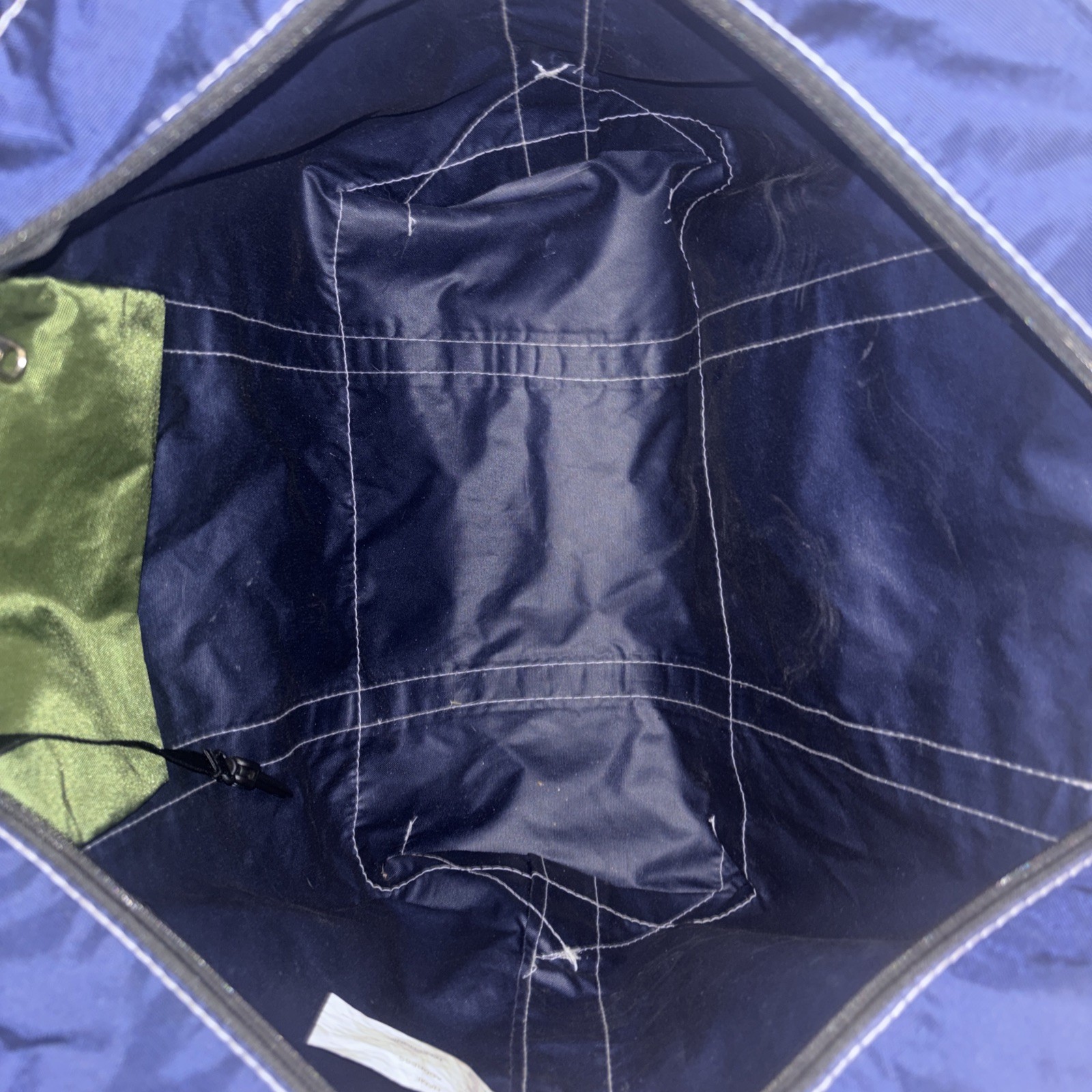 L. L. Bean Lightweight Nylon Tote Bag Zip Closure