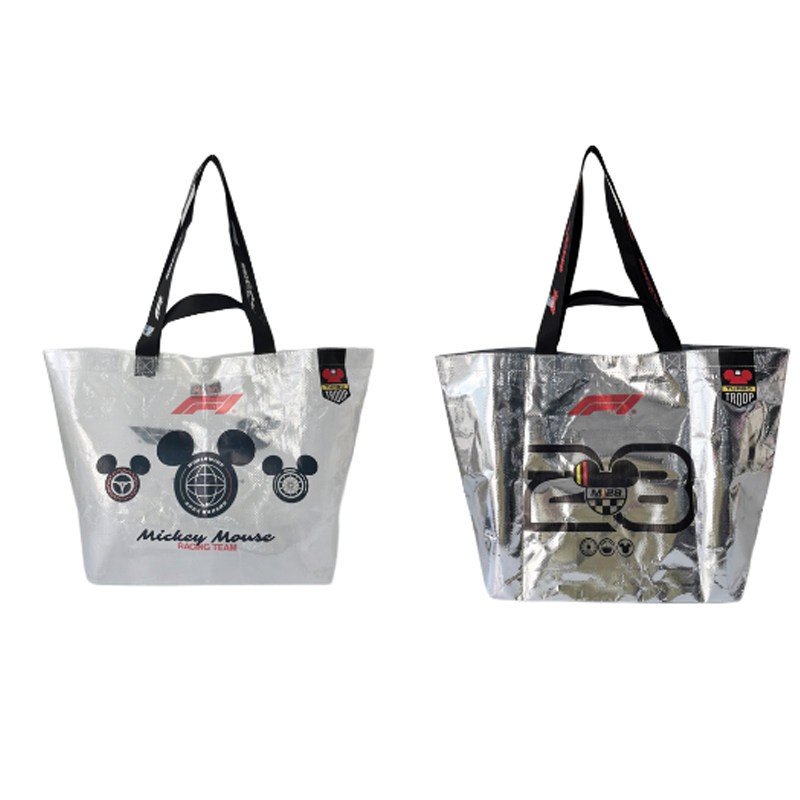 MINISO Disney Mickey Mouse F1 Large-Capacity Fashion Shopping Tote Bag