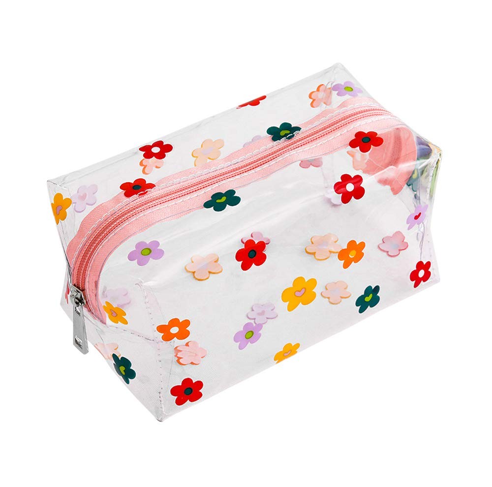 Cute Crystal Clear Cosmetic Bags, Travel Toiletry Makeup