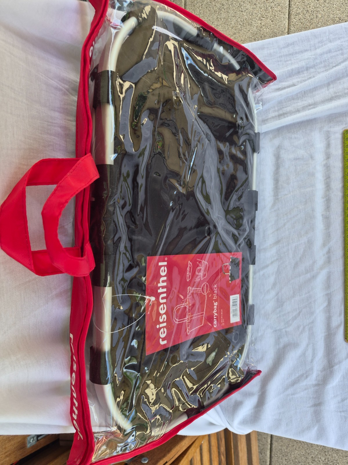 Shopping basket Reisenthel carrybag black – 48 x 29 x 28 cm – original packaging – unused – bk7003