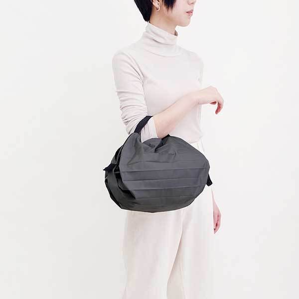 marna Shupatto Compact Bag S S466SU Sumi Gray Foldable Reusable Eco Shopping Bag