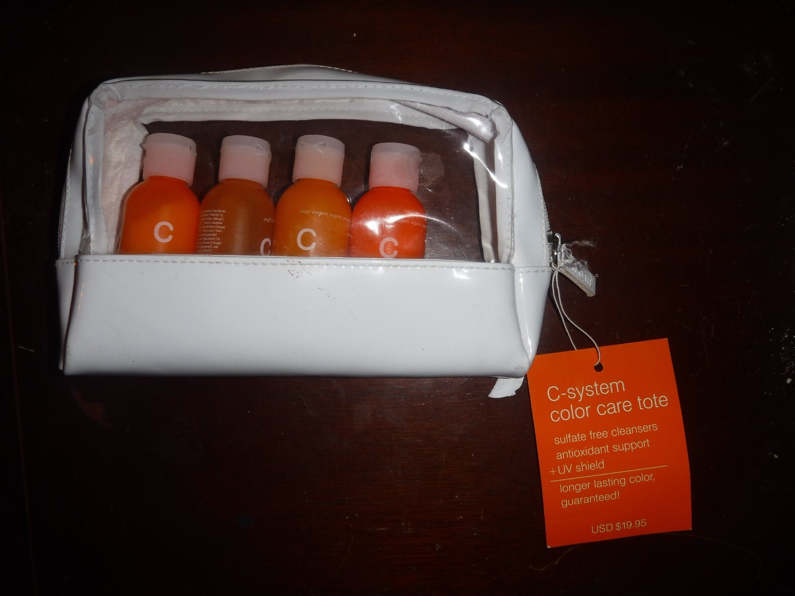 Modern Organic Products Color Care Tote with Four 1.7oz. C System samples