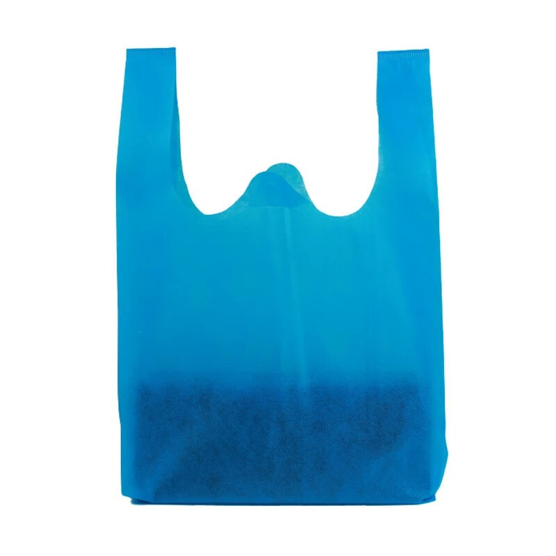 50 Pcs Eco Friendly Reusable Grocery Bags Fabric Non-woven with Handles Medium