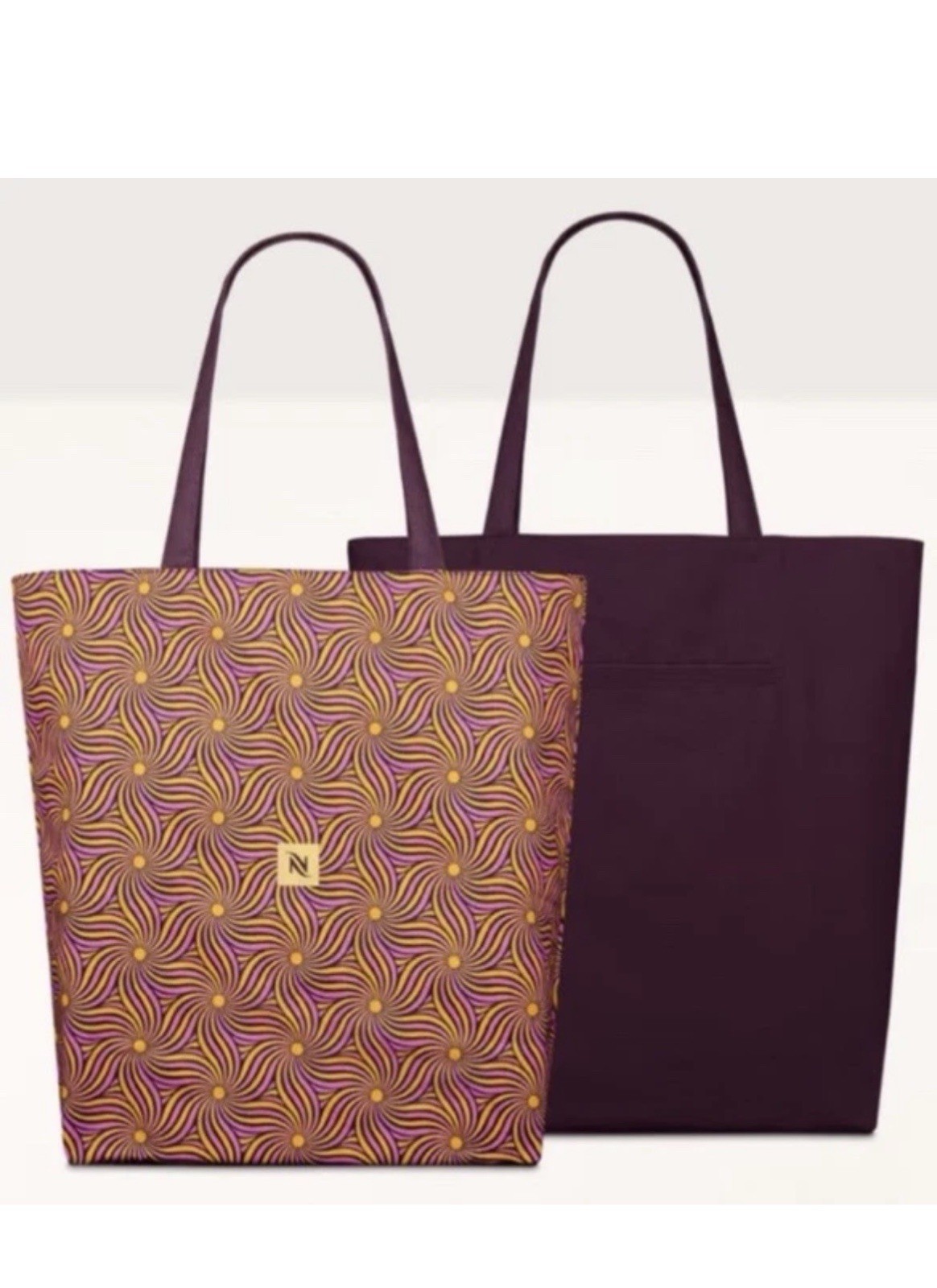 2025 NESPRESSO Limited Edition Festive Reversible Tote Bag Brand New