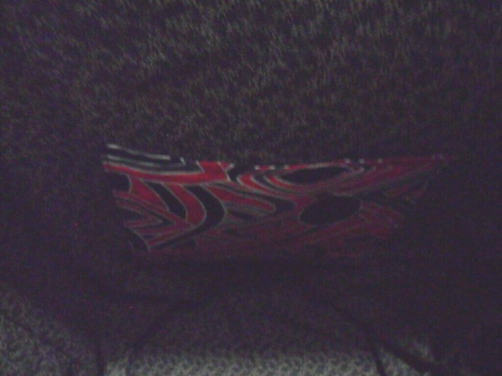 Handmade Reuseable Market Tote Grocery Bag Storage Red Black Grey