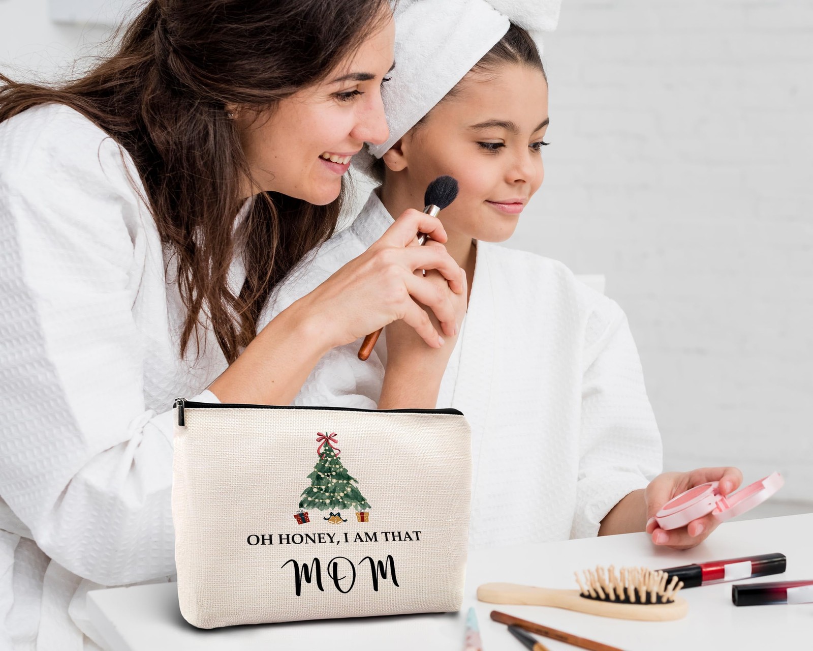 kdqua Mom Gifts Makeup Bag, Best for Christmas from Sons
