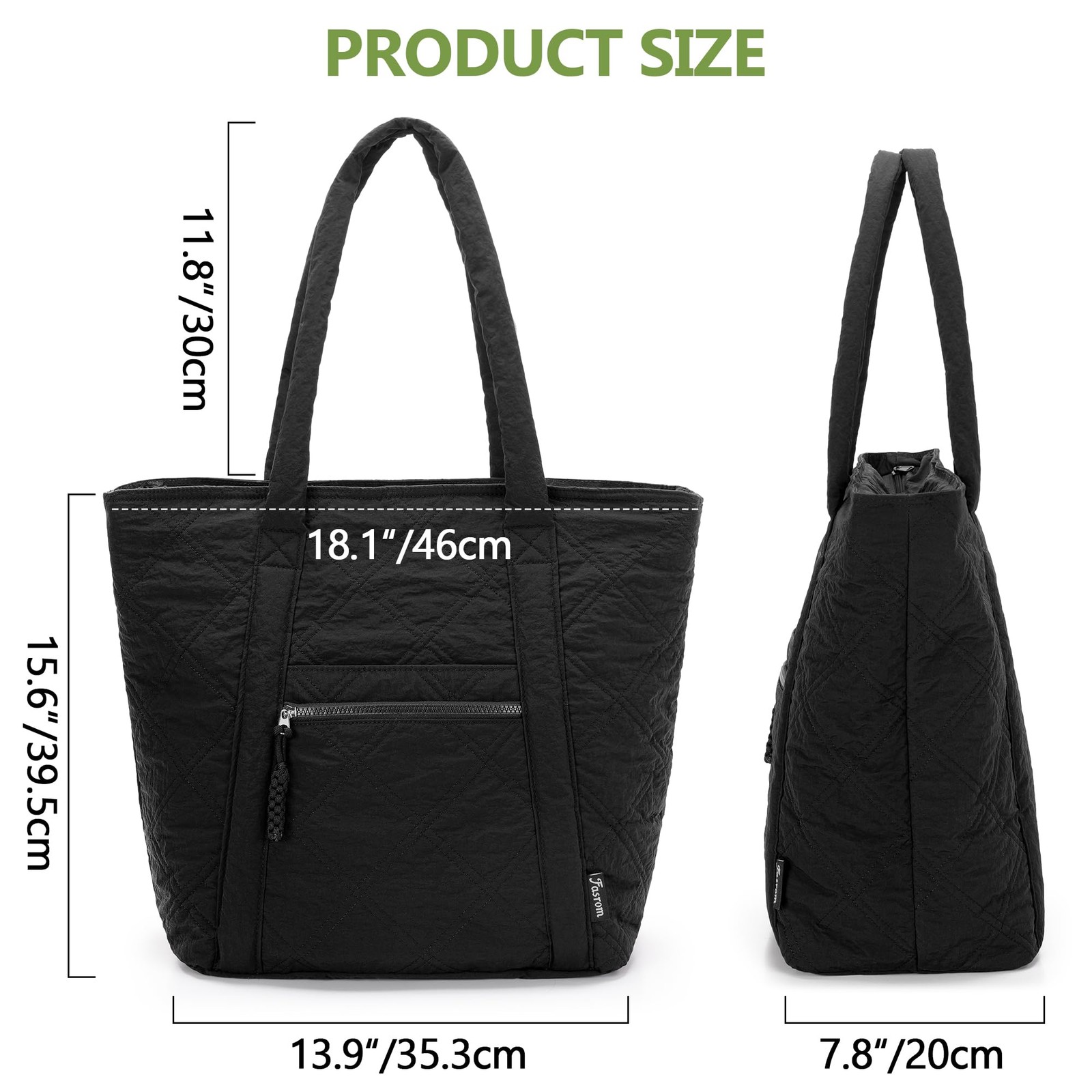 Fasrom Insulated Cooler Tote Bag Holds 30 Cans, Large Leakproof Grocery Bag