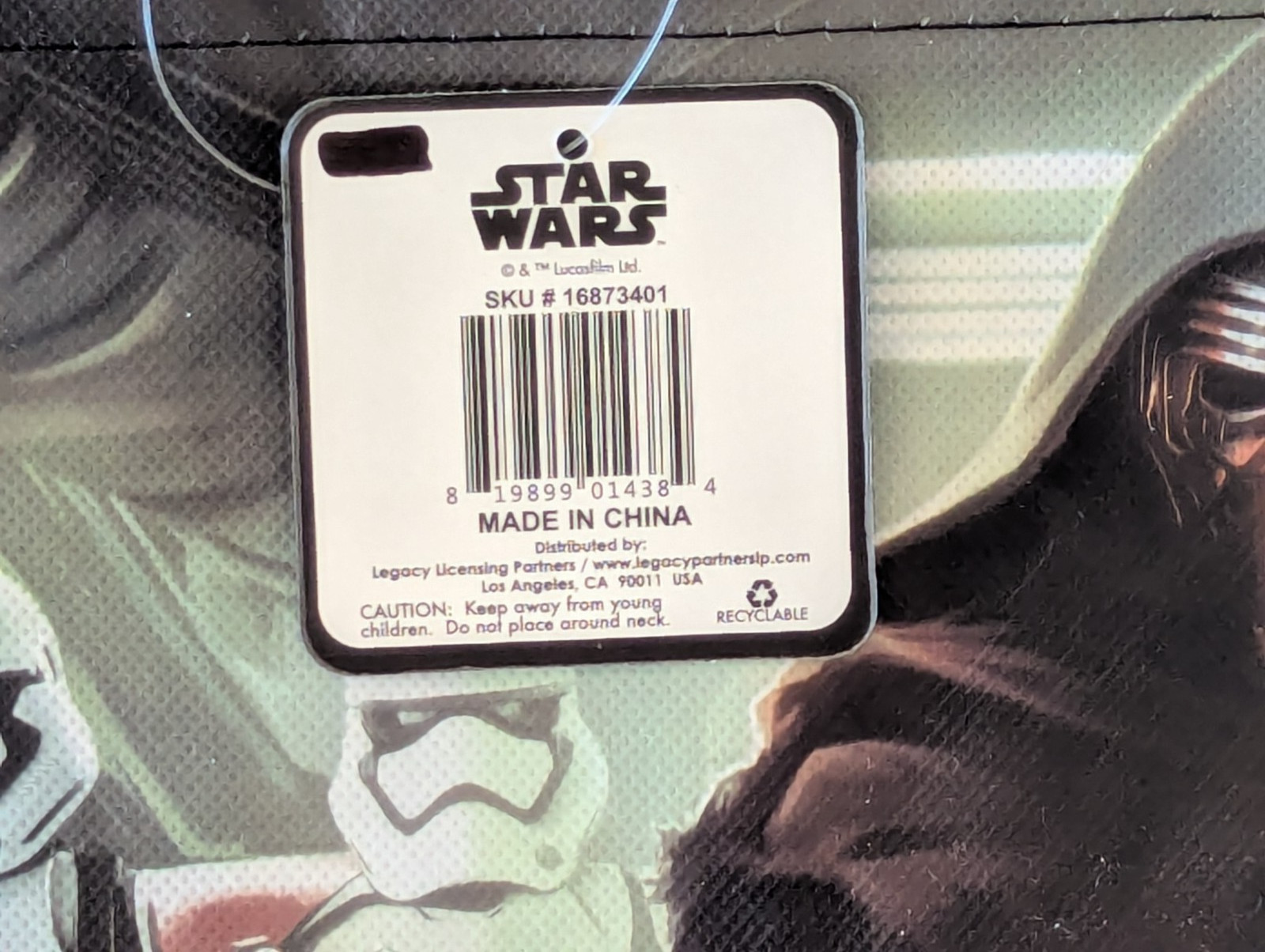 Bulk Lot of 90+ Disney Star Wars Licensed Shopping Tote Reuseable Bags;13X13″X3″