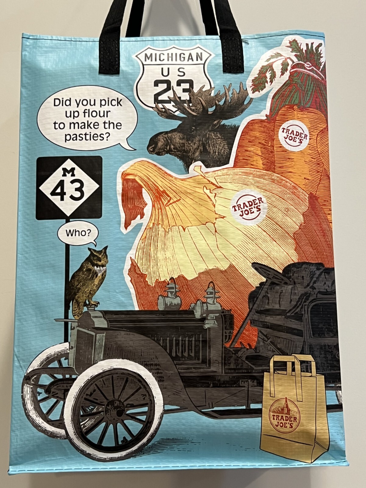 Trader Joe’s MICHIGAN Regional Reusable Shopping Tote Bag – Collect ’em All!