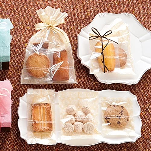 HEADS EPC-OP4 European OPP Gift Bags Made in Japan Cream 120mm W x 180mm H 50