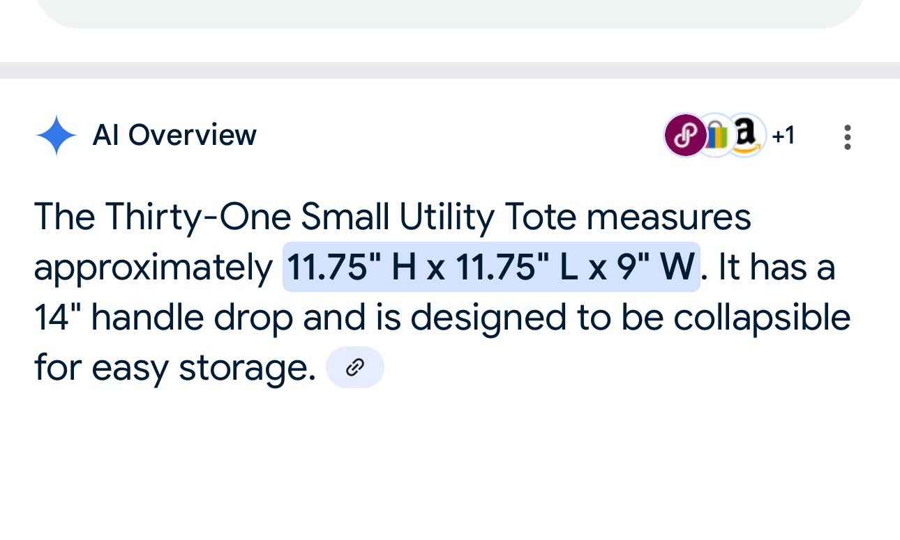 THIRTY ONE Small Utility Tote AF25 Pinwheel Party