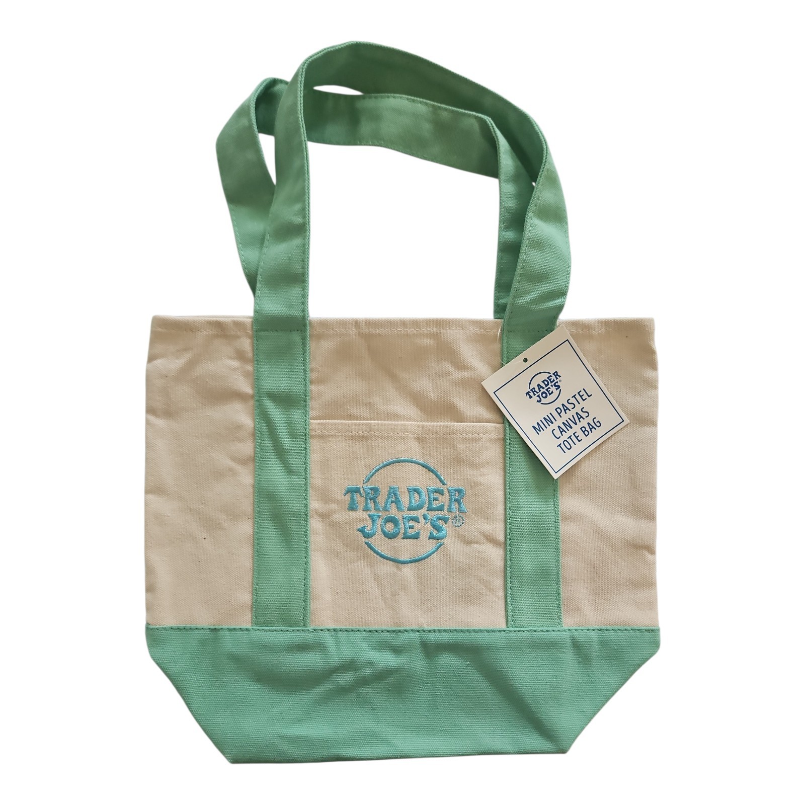 Trader Joe’s Mini Pastel Canvas Tote Bags, 8 Total, 4 Colors 2026 Spring Edition