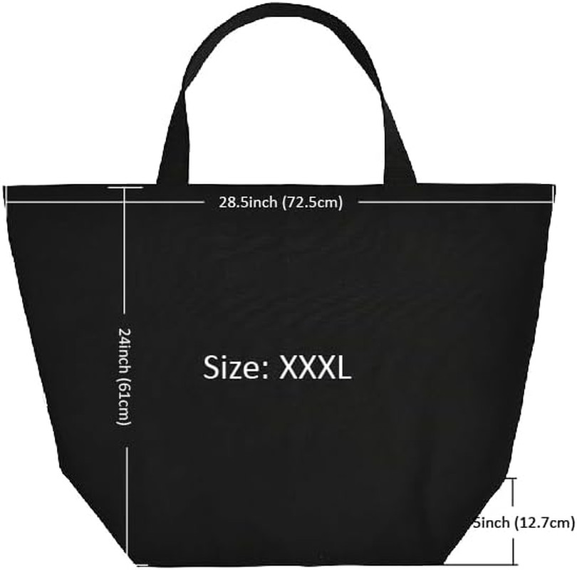 Canvas Heavy Duty Huge XXXL Grocery Bag Shopping Tote Moving Bag Laundry Bag