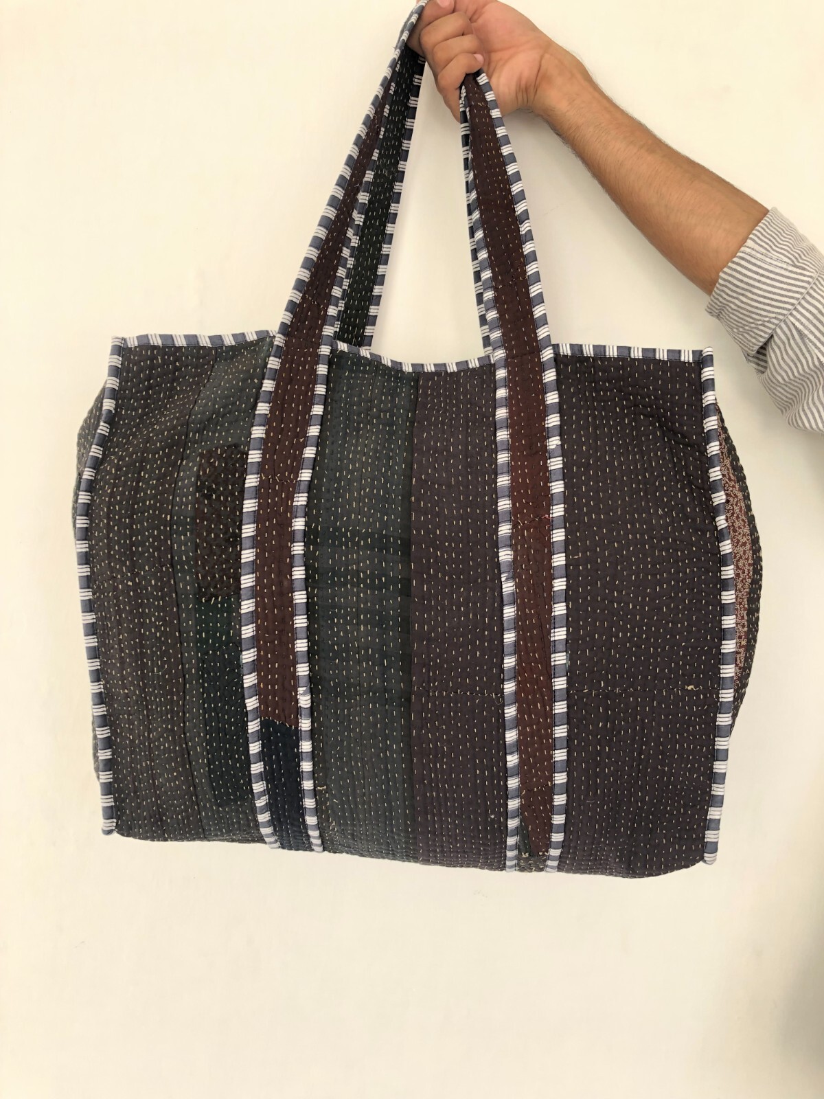 50 Pcs Assorted Vintage Kantha Shoulder Tote Bags | Shopping Bags